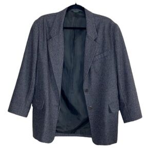 J CREW WOMEN'S 100%WOOL GRAY BLAZER SIZE‎ 8 VINTAGE
